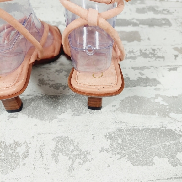 New Sam Edelman Womens Dia Leather Ankle Strap Heels i829 - Picture 6 of 12